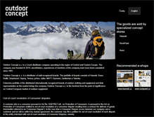 Tablet Screenshot of outdoorconcept.cz